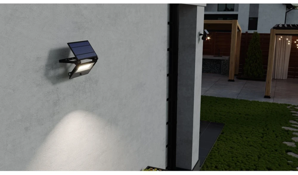 Lauko LED šviestuvas Lumos, 10W, IP20, juodas, GTV