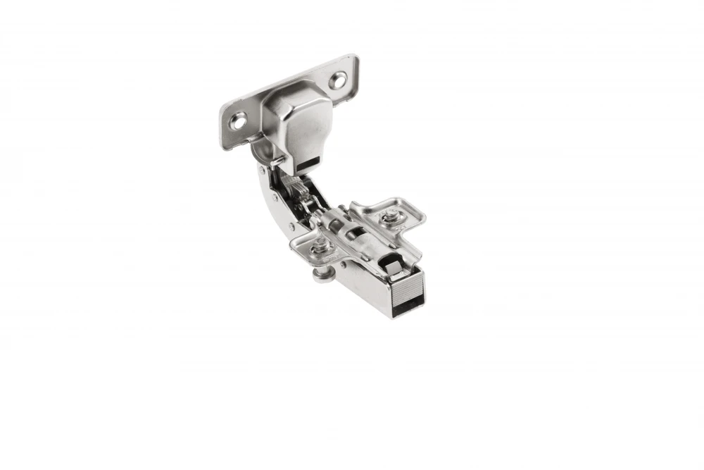 Self-closing hinge/hydraulic angular 90 degree roller H=0 with euro screws