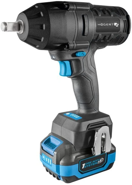Set of brushless impact wrench 600 Nm 18V + 2Ah battery