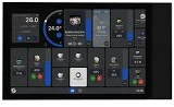 Shelly Ekranas XL Wi-Fi Bluetooth Smart Home Control Panel, Juodas