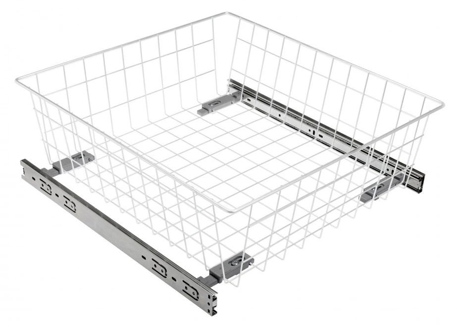 Side cargo basket, tandem type slide mounting, 2 shelves, cabinet 300 mm, without guides,