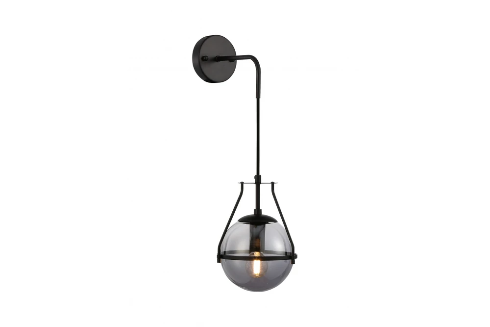 Sieninis šviestuvas DROP 4, 7325, AC220-240V, 50/60Hz, 1*E27, maks. 40W, juodas