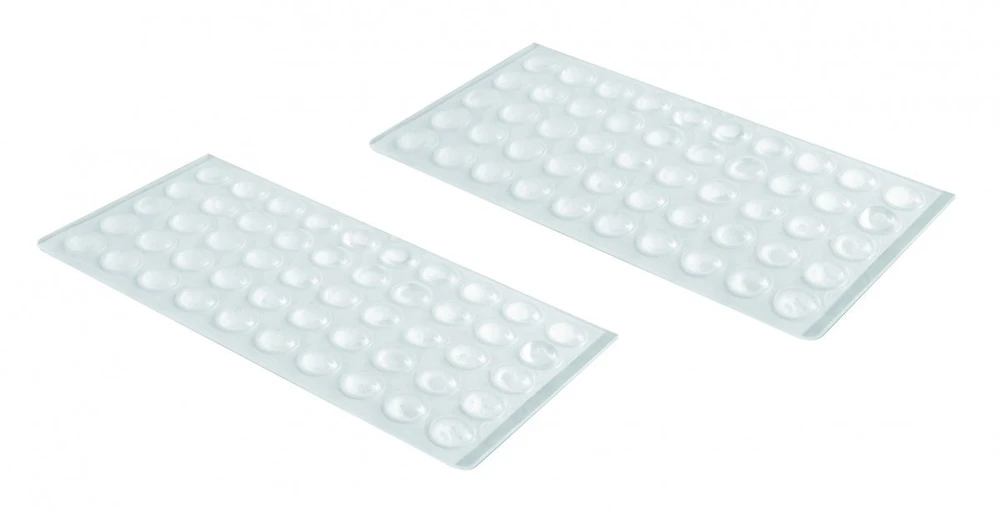 GTV Silikoninės pagalvėlės baldams, 7x1,5mm, skaidrios, 100 vnt.