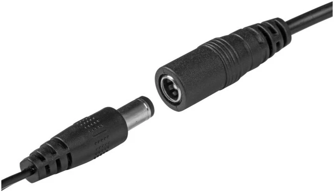 USB A+C lizdo įkroviklis 24W su maitinimo šaltiniu, juodas