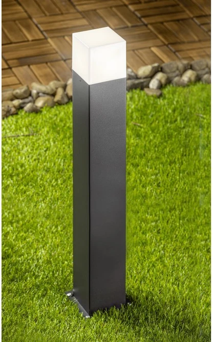 GTV Sodo šviestuvas LARGO-P 80, E27, MAX.15W, IP44, AC220-240V, 50-60Hz, tvirtinimo stovas, gr