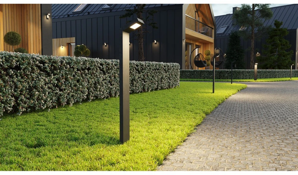 Sodo šviestuvas LONDON LED,10W,720lm,IP54,AC220-240V,50/60Hz,4000K,tiesus stulpas, 78 cm,