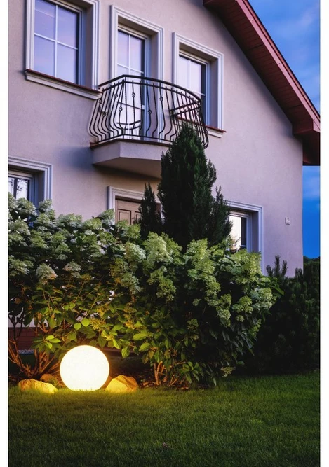 GTV Sodo šviestuvas MARMO 25, E27, MAX.20W, IP65, AC220-240V, 50-60Hz, 25cm, PE