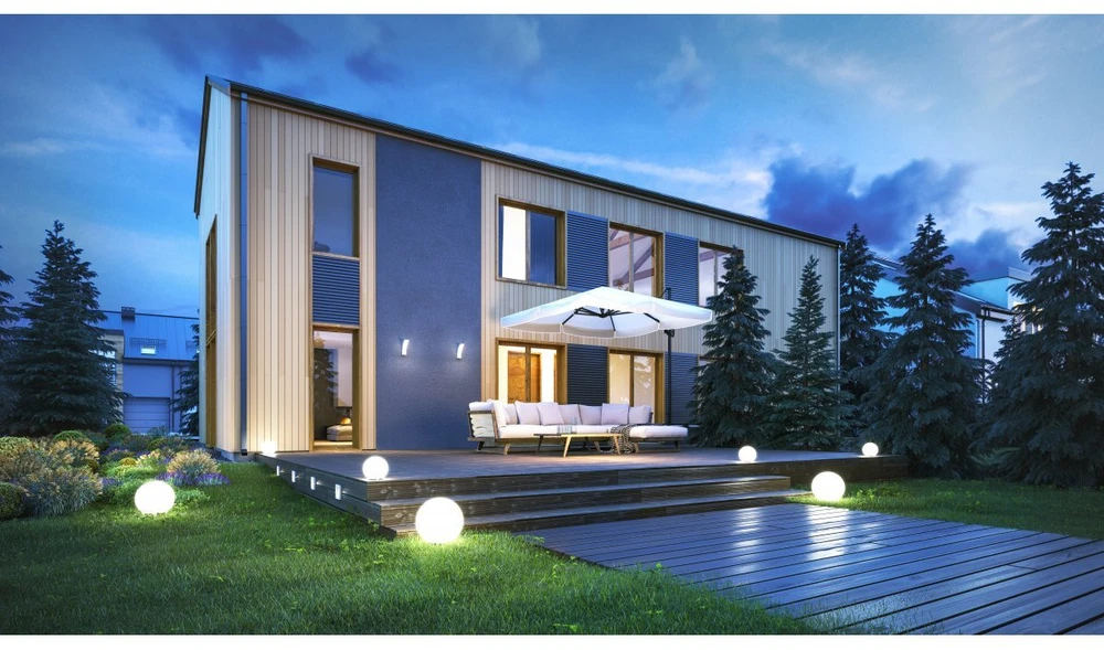 GTV Sodo šviestuvas MARMO 38, E27, MAX.20W, IP65, AC220-240V, 50-60Hz, 38cm, PE