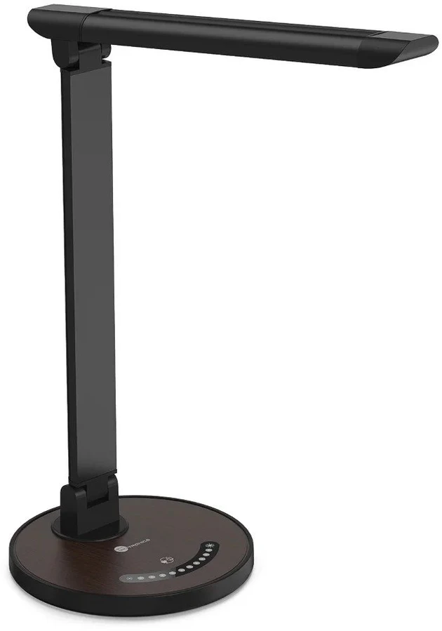 Taotronics Elune E5 7 lygių pritemdoma LED lempa su USB prievadu (Juodas)