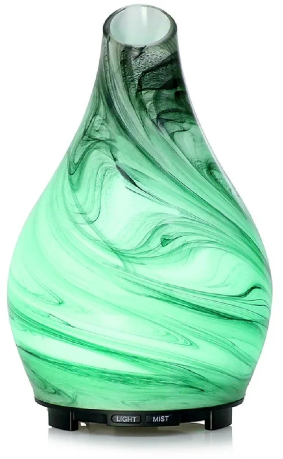 Stiklinis aroma difuzorius, 200ml pilkas