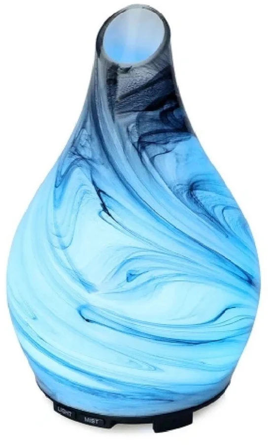 Stiklinis aroma difuzorius, 200ml pilkas