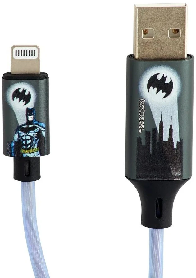 Šviečiantis laidas Lazerbuilt Batman USB A-MFI