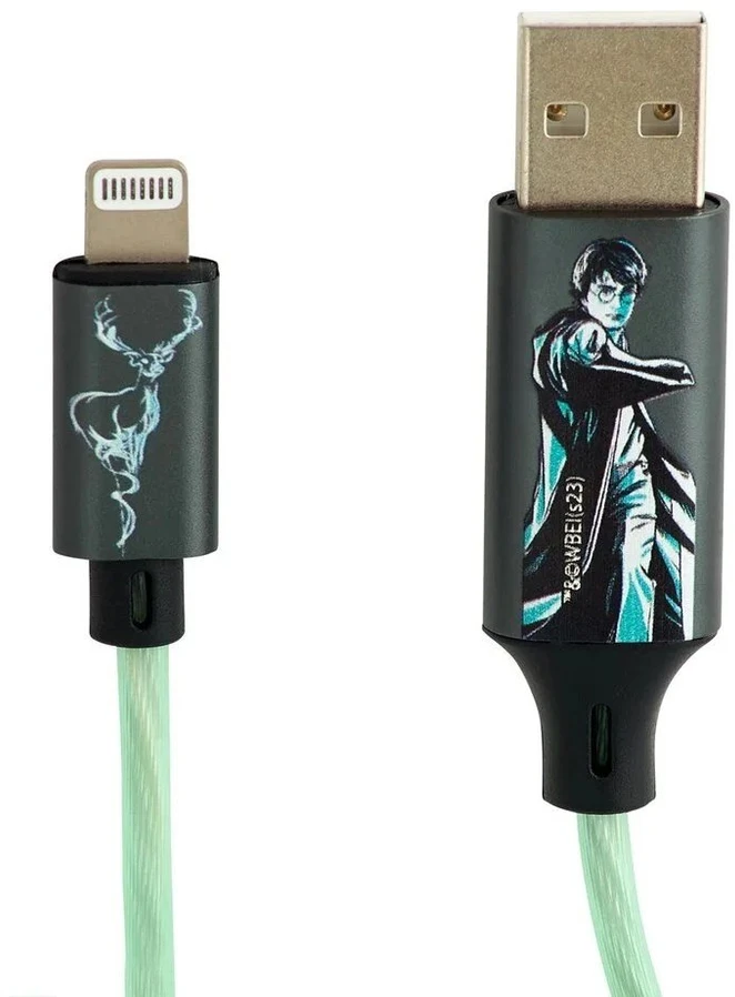 Šviečiantis laidas Lazerbuilt Harry Potter USB A-MFI