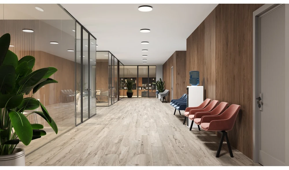 Sieninis šviestuvas 24W LED plafonas BESA, baltas, 3000K, IP54