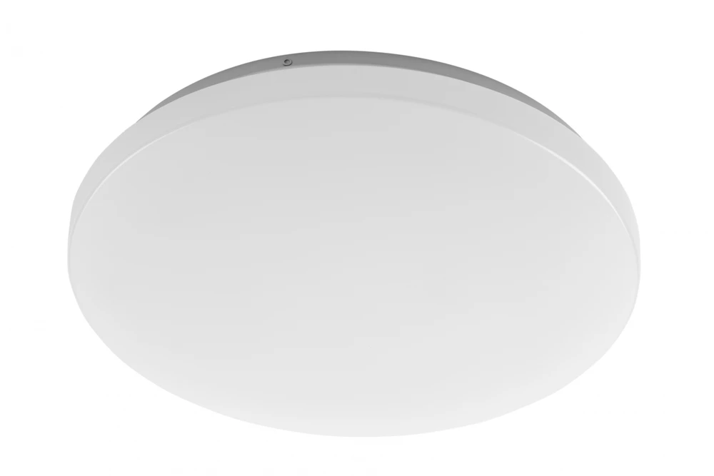Sieninis šviestuvas 18W LED plafonas SATURN, baltas, 4000K, su judesio davikliu