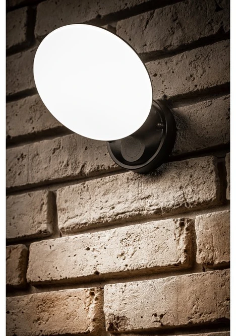 GTV LED fasado šviestuvas TERRO, 10W, 1200lm, IP54, AC220-240V, 50/60Hz, 4000K, juodas, LD-TER10WB-10
