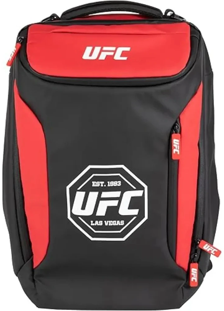 UFC gaming kuprinė nešiojamiesiems kompiuteriams 17" Konix juoda-raudona