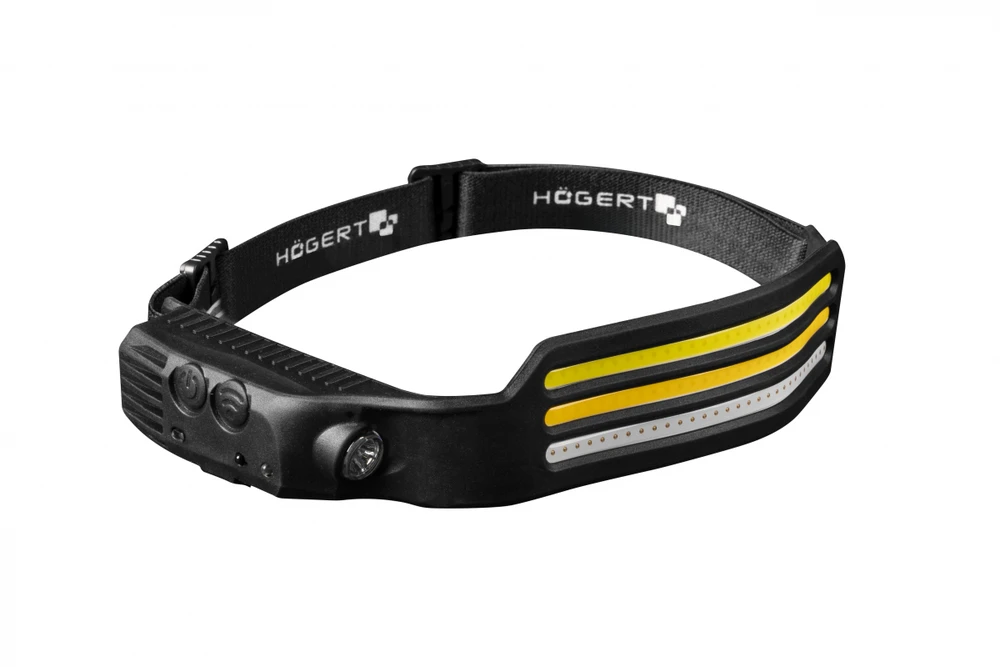 Hogert USB COB SMD priekinis žibintas, 10 funkcijų