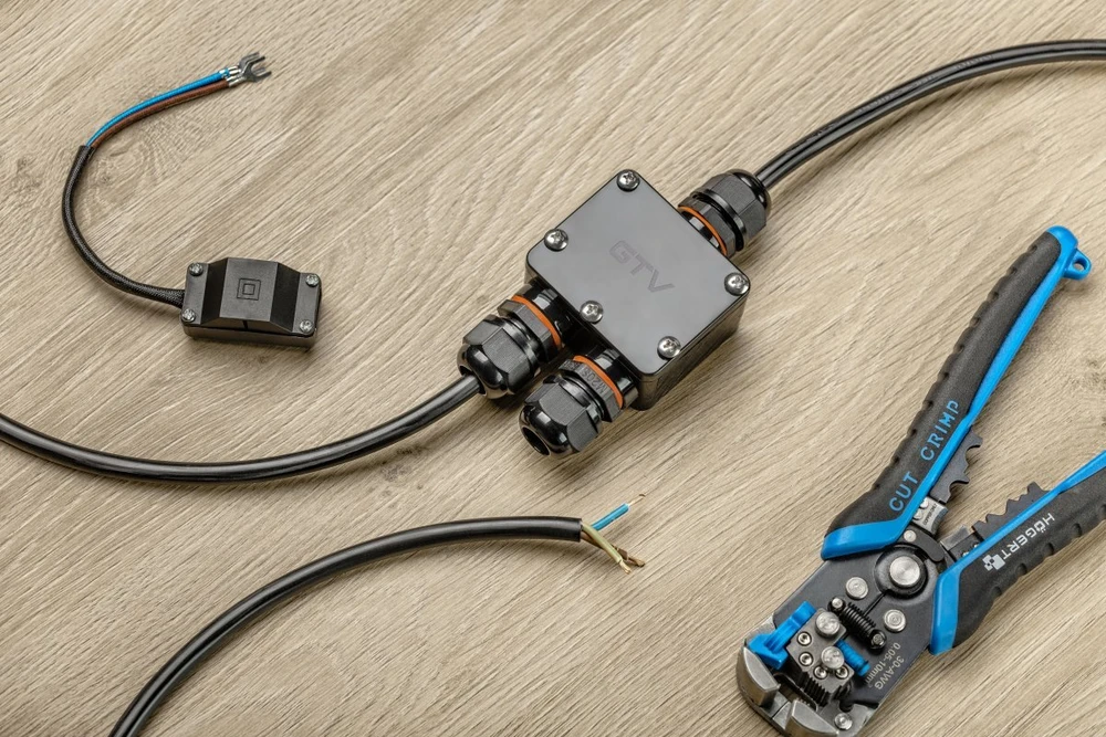 GTV Vandeniui atspari elektros laidų jungimo dėžutė IP68 450V 24A 2.5mm