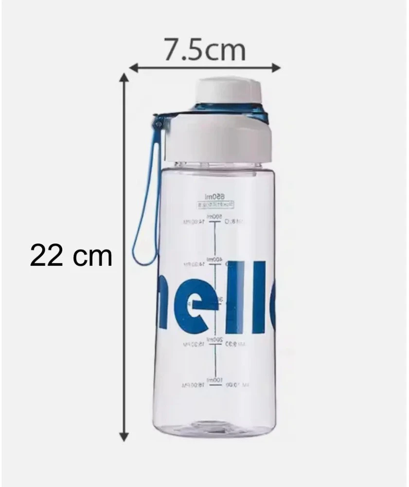 Vandens gertuvė su sieteliu, Hello, 650 ml, balta