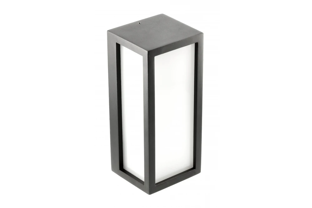 VASTI façade luminaire, E27, MAX. 12W, IP54, AC220-240V, 50/60Hz, juodas