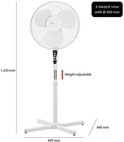 Ventiliatorius Clatronic VL 3603 S Baltas (Pažeista pakuotė)