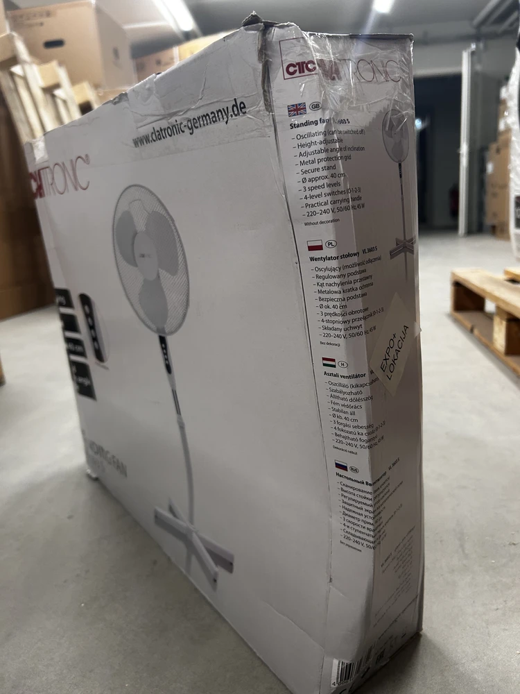 Ventiliatorius Clatronic VL 3603 S Baltas (Pažeista pakuotė)