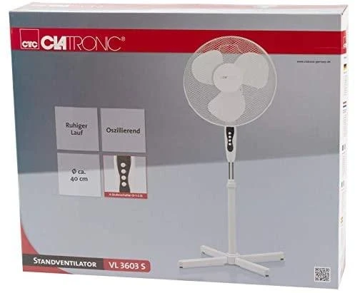 Ventiliatorius Clatronic VL 3603 S Baltas (Pažeista pakuotė)
