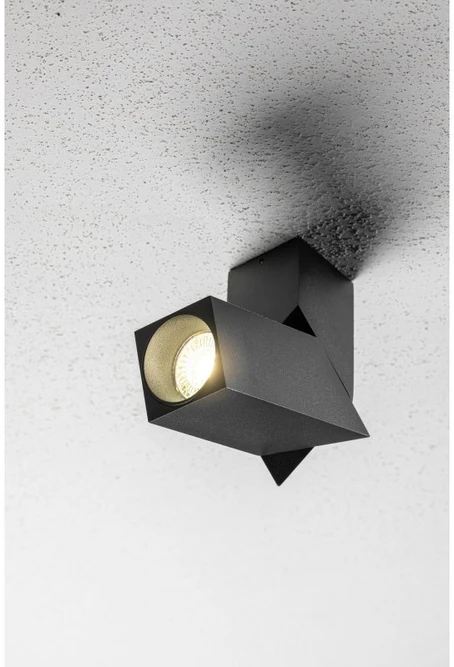 Lubinis šviestuvas VIRGO ceiling luminaire, max. 250V, 50/60Hz, 57x57x152mm, IP20, max. 20W, Square, Juodas