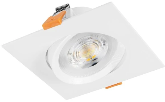VOLARE Downlight, LED, 9W, 720lm, CCT, AC220-240V, IP20, Square, Baltas