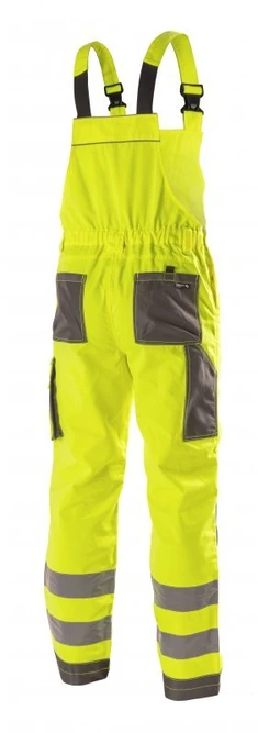 WERSE Hi visibility bib kelnės geltonos S (48)
