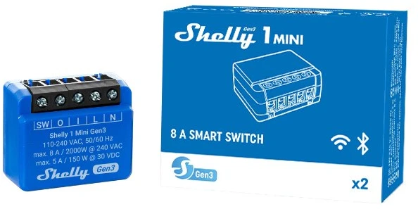 Shelly 1 Mini Gen3