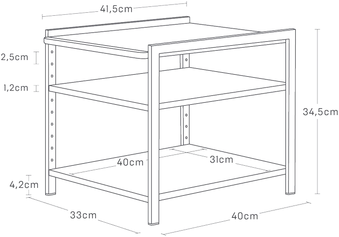 Yamazaki Organizatorius po plautuve Tower baltas