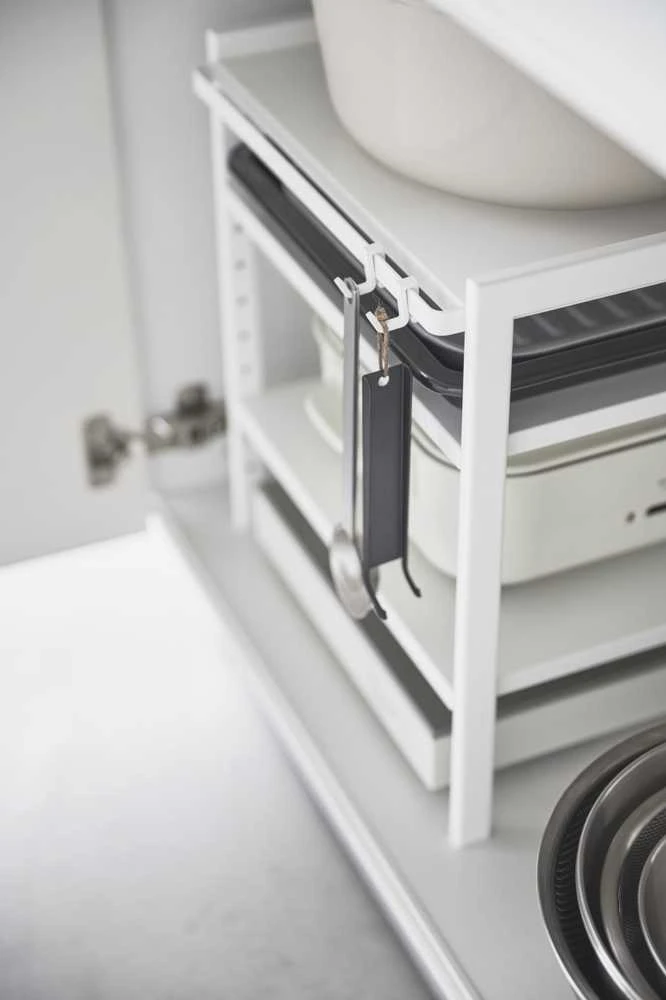 Yamazaki Organizatorius po plautuve Tower baltas