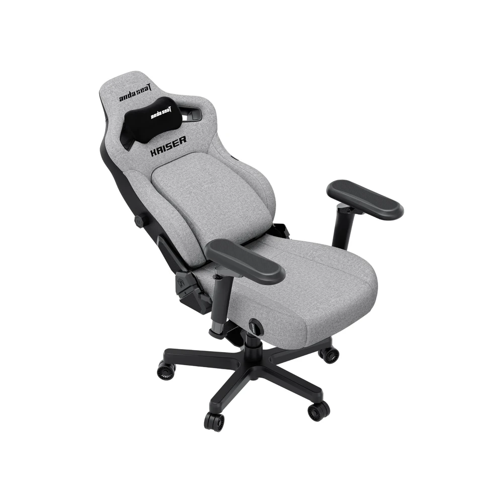 Žaidimų kėdė AndaSeat Kaiser 4 V2 XL, pilka, medžiaga: audinys