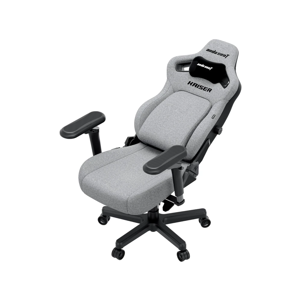 Žaidimų kėdė AndaSeat Kaiser 4 V2 XL, pilka, medžiaga: audinys