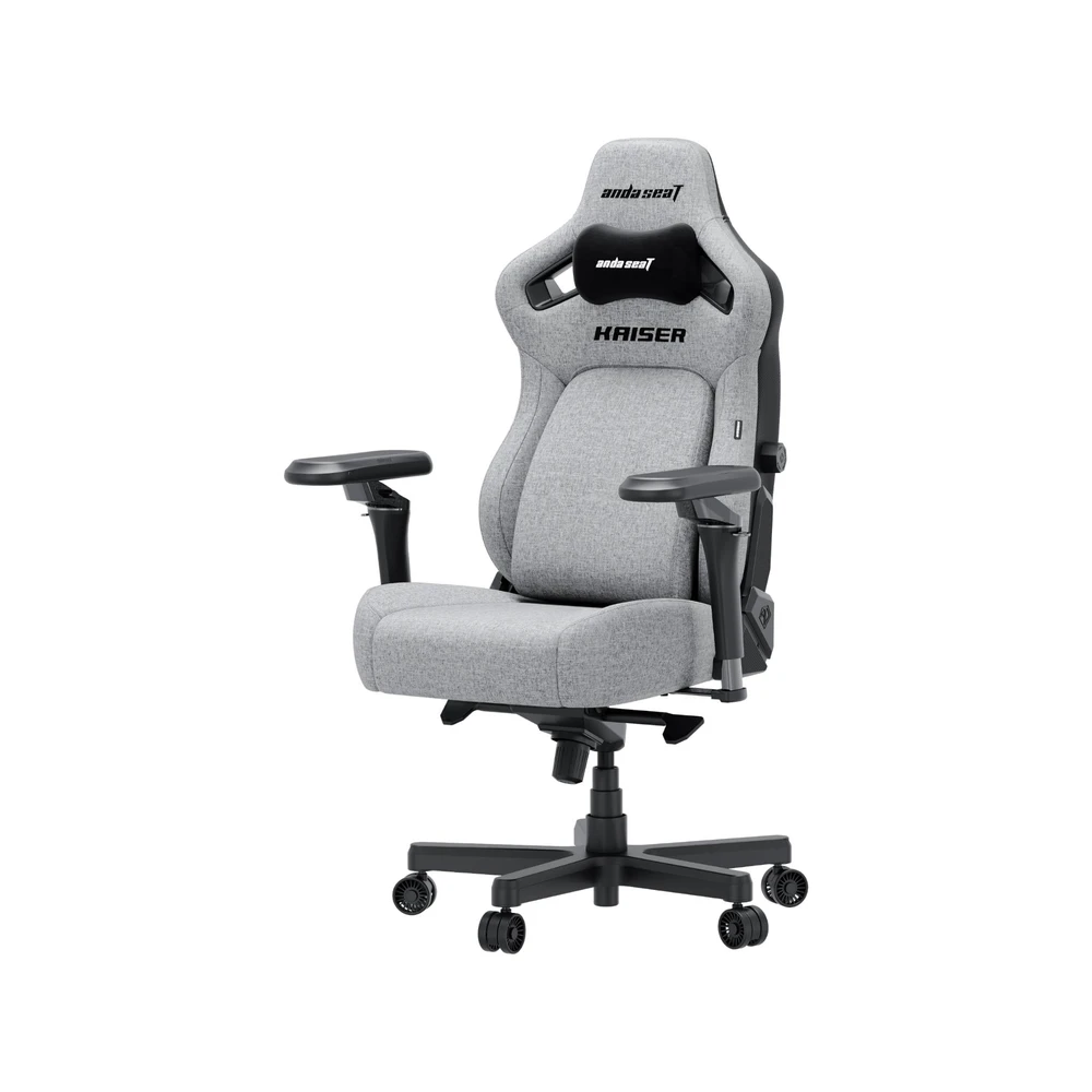 Žaidimų kėdė AndaSeat Kaiser 4 V2 XL, pilka, medžiaga: audinys