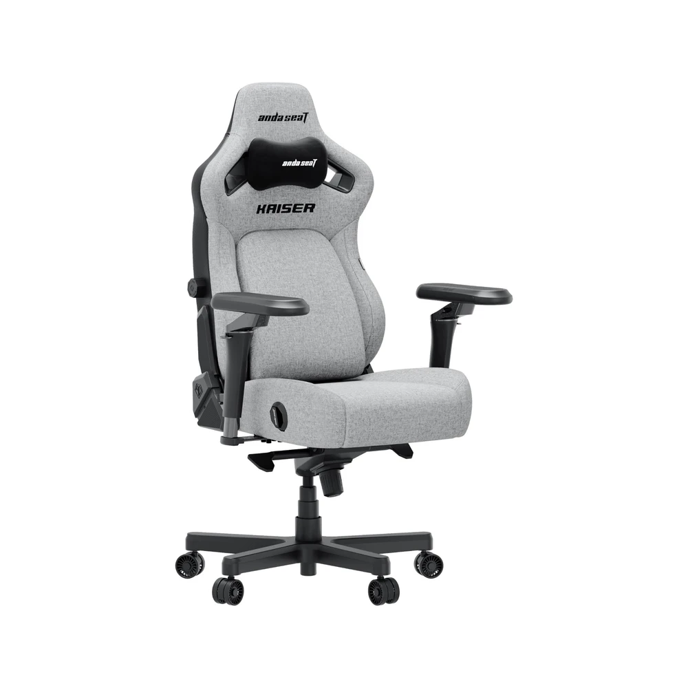 Žaidimų kėdė AndaSeat Kaiser 4 V2 XL, pilka, medžiaga: audinys