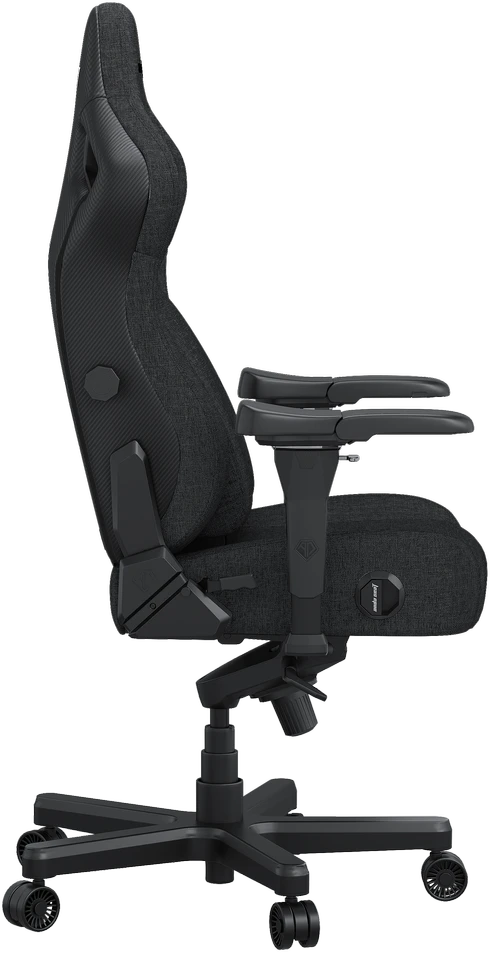 Žaidimų kėdė AndaSeat Kaiser 4 XL, tamsiai pilkos spalvos, medžiaga: audinys