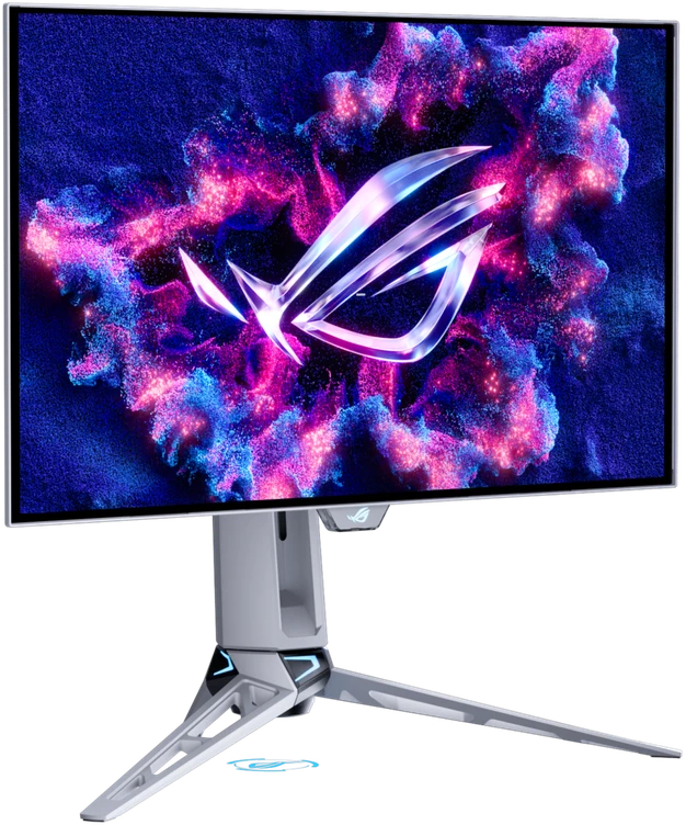 Žaidimų monitorius ROG Swift OLED PG27AQWP-W – 27″ OLED, QHD 540 Hz / HD 720 Hz, 0,02 ms, G-SYNC, HDR 500 True Black, DisplayPort 2.1