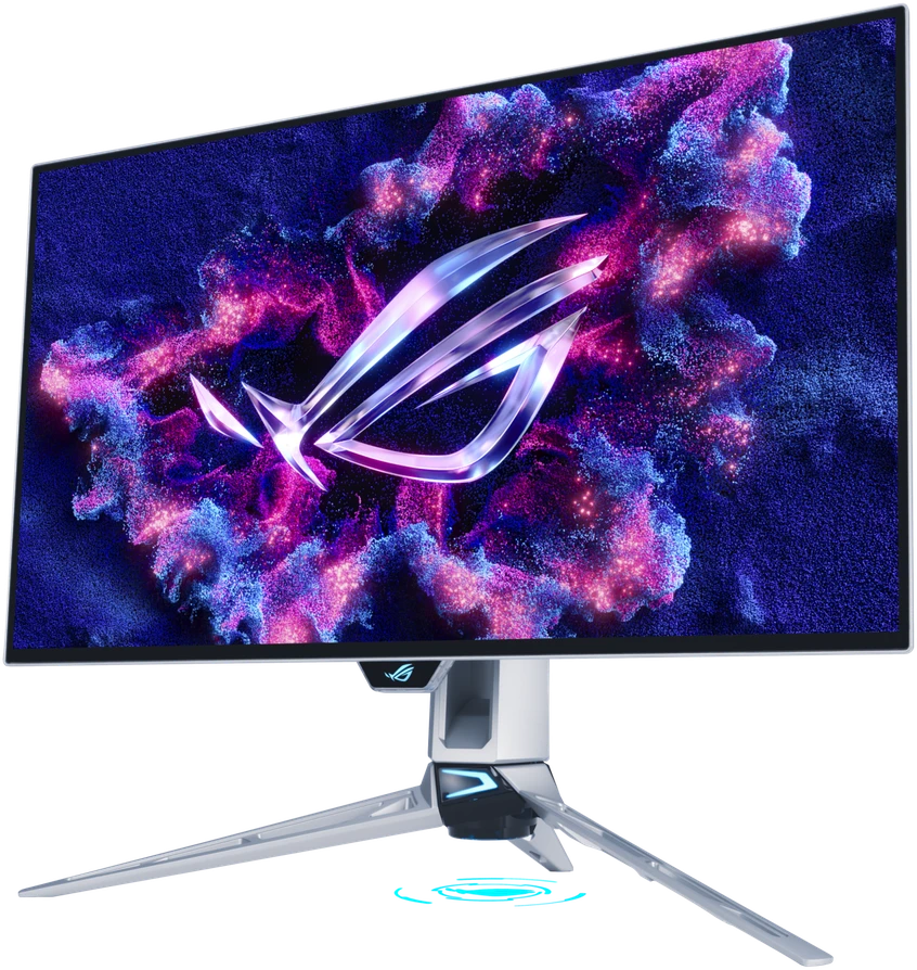 Žaidimų monitorius ROG Swift OLED PG27AQWP-W – 27″ OLED, QHD 540 Hz / HD 720 Hz, 0,02 ms, G-SYNC, HDR 500 True Black, DisplayPort 2.1