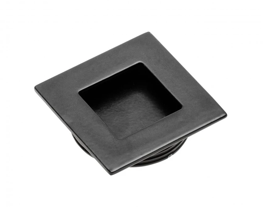 Zamak flush pull handle B226 square juodas