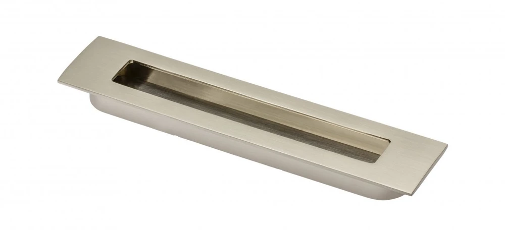 Zamak handle E6 C=128mm brushed steel