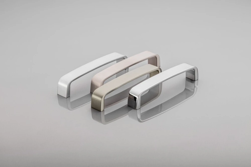 Zamak handle G133 C=128mm aliuminio