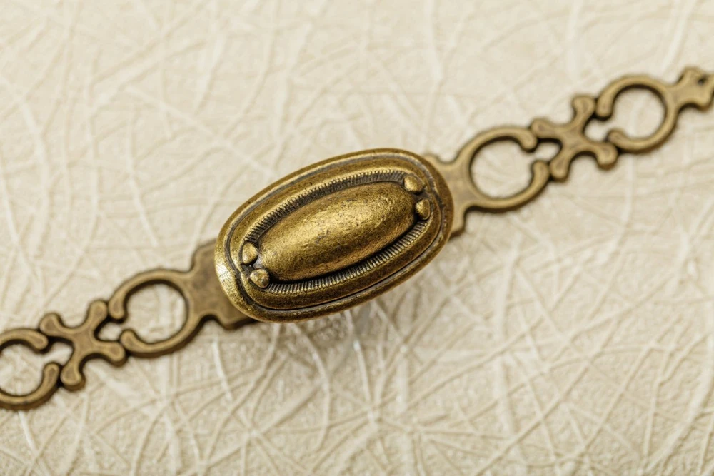 Zamak knob 1146 antique brass