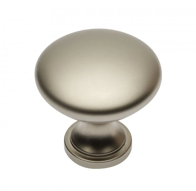 Zamak knob TERNI satin