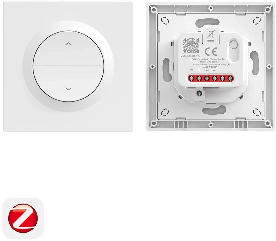 Zigbee išmanusis roletų sieninis jungiklis Sonoff MINI-ZBRBS-E