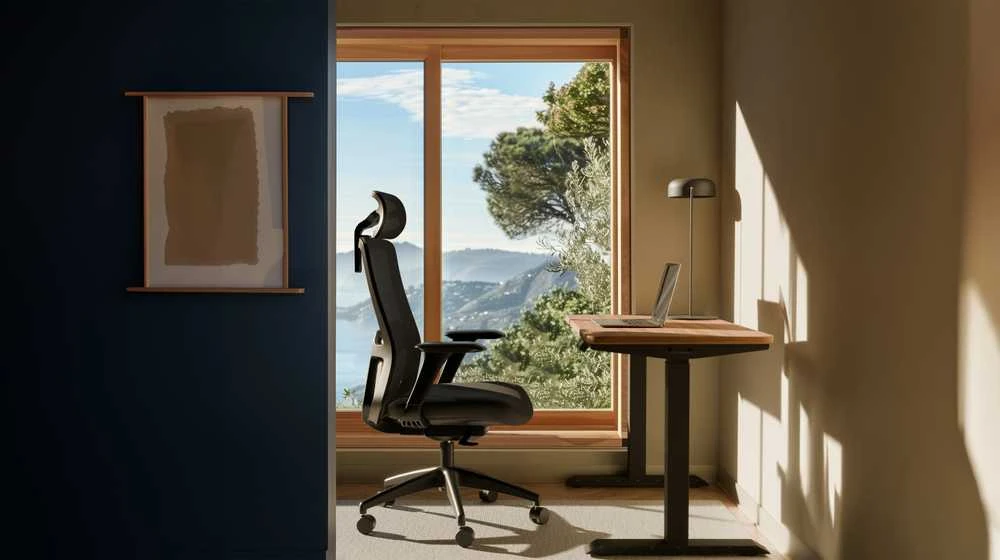 Biuro kėdė Desktronic SitOne Juoda, 4D porankiai, 6 reguliuojami taškai, BIFMA sertifikatas