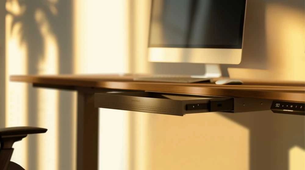 Desktronic Darbo stalo stalčius Baltas