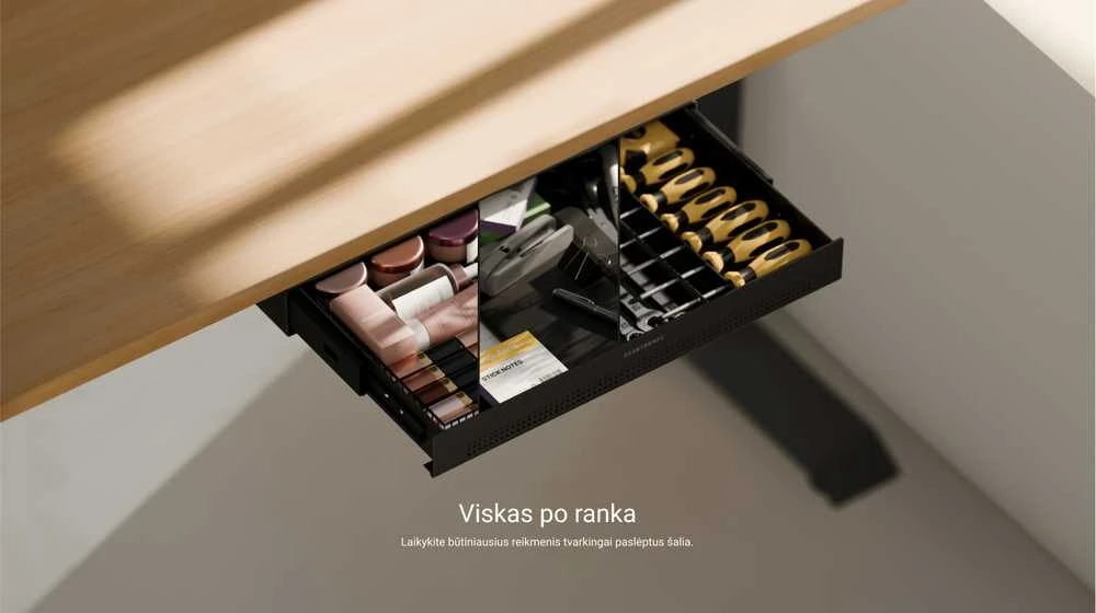 Desktronic Darbo stalo stalčius Pilkas